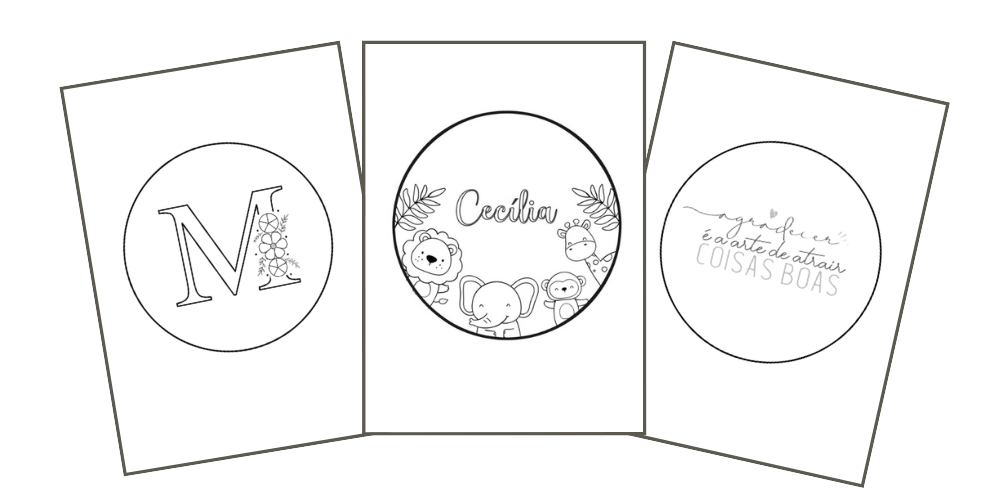 TRIO DE IMAGENS MOLDES